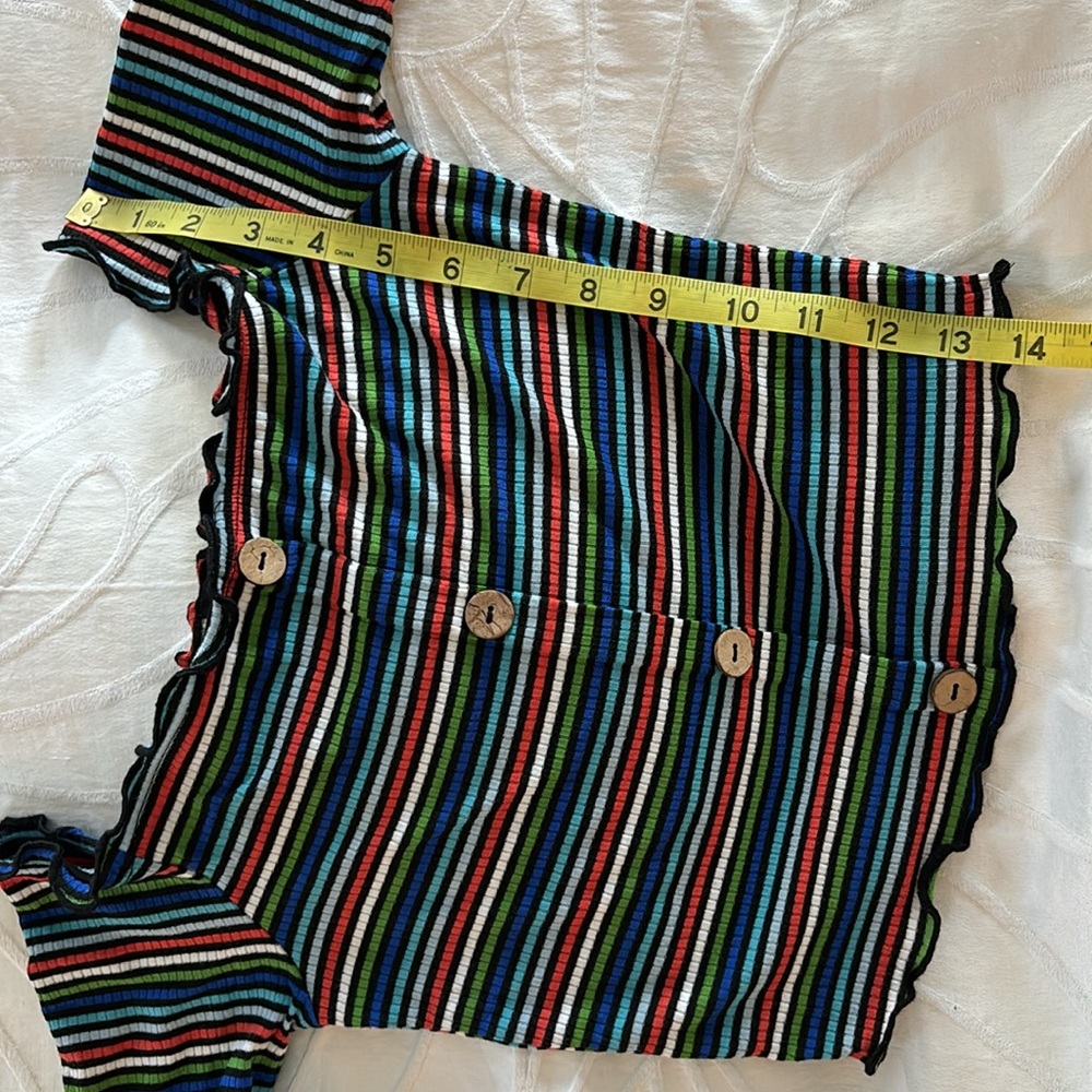 Striped Crop Top - Picture 4 of 6